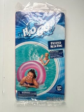 Bestway H2OGO! Frosted Neon Swim Ring, 31.5 in, Assorted